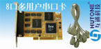 Hutone Model 1208 8串口多用戶卡