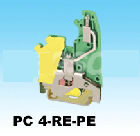 軌道式接線端子PC4-RE-PE