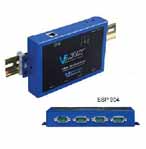 B&B electronics 以太網(wǎng)串口服務器-4個串口（代理）