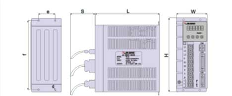 WLSA系列全數(shù)字交流伺服系統(tǒng)驅(qū)動器規(guī)格及尺寸