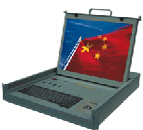 瑞豐科技 RFK-150D 軍用翻蓋式、抽屜上架液晶顯示器