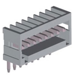 思大SP435彎型焊針插座（防錯(cuò)插）