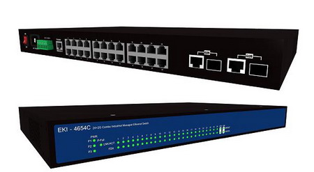 電力行業(yè)制勝之星—研華EKI-4654C工業(yè)以太網(wǎng)交換機(jī)