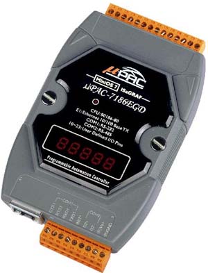 泓格最新發(fā)布μPAC-7186EX系列可編程自動(dòng)化控制器