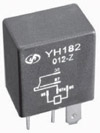 宇恒 YH182汽車用插拔式/印刷板繼電器