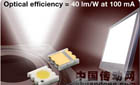 Vishay 推出業(yè)界首款扁平陶瓷封裝的白光功率 SMD LED