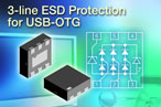 Vishay 推出的新型 USB-OTG 總線端口保護(hù)陣列超薄器件