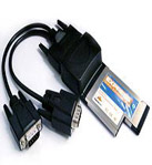 中新智能 筆記本Expresscard 雙串口卡
