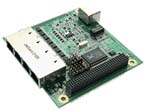 芯惠通JetCard 2105/2105w 5口10/100Mbps PCI-104嵌入式交換機(jī)主板