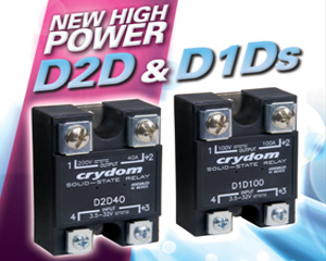 CST旗下品牌——CRYDOM宣布推出4款新型大功率直流輸出固態(tài)繼電器