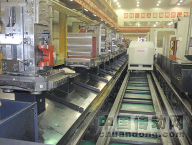 大型加工線，可輕松實現(xiàn)二班、三班無人運轉(zhuǎn)