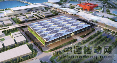 主題館和中國館鳥瞰效果圖