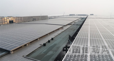 安裝于世博場館的光伏陣列