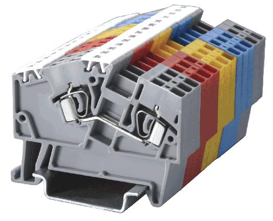 科尼威爾 彈片式成角度進線直通型端子