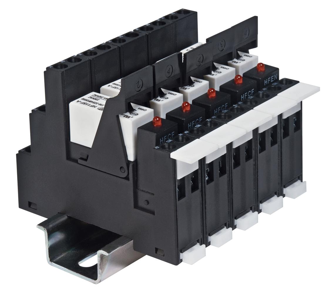 DIN導軌安裝繼電器模塊