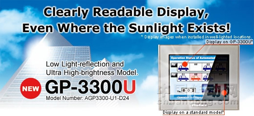 普洛菲斯發(fā)布配置高亮低反射真彩LCD的GP3300U