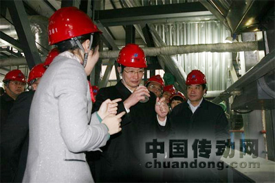 李兆前副省長(zhǎng)在污泥干化焚燒現(xiàn)場(chǎng)視察