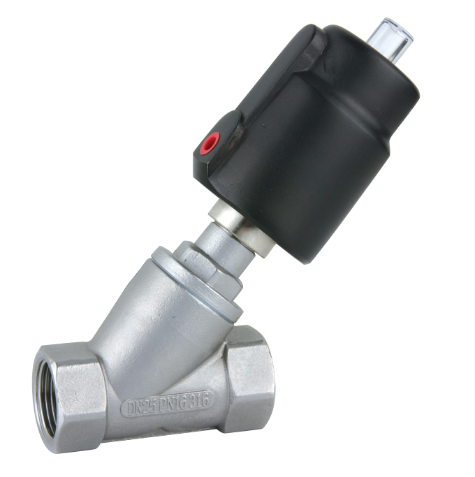 供應(yīng)德國威樂進口內(nèi)螺紋氣動角座閥