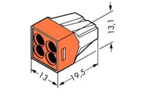 萬可（WAGO）建筑布線、照明連接器774－104