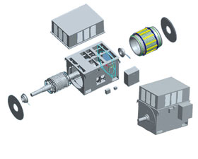 武漢臥龍 H800高壓三相交流異步電動機