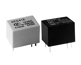 宏發(fā)電聲 超小型中功率繼電器HFD41/HFD41A