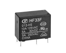 宏發(fā)電聲 小型中功率繼電器 HF33F