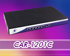 瑞傳CAR-1201C-1U機架式低端網絡通信應用平臺