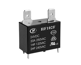宏發(fā)電聲 小型大功率繼電器 HF102F