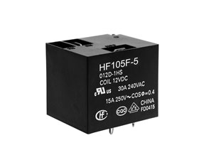 宏發(fā)電聲 小型大功率繼電器 HF105F-5