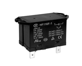 宏發(fā)電聲 小型大功率繼電器 HF116F-1