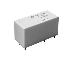 宏發(fā)電聲 小型大功率磁保持繼電器 HFE20