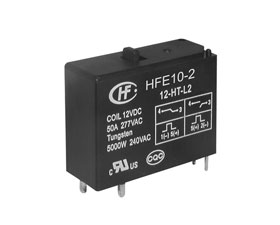 宏發(fā)電聲 小型大功率磁保持繼電器 HFE10