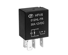 宏發(fā)電聲 汽車?yán)^電器 HFV6