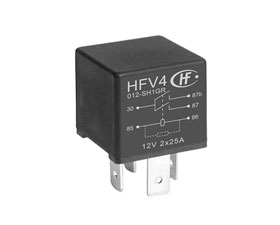 宏發(fā)電聲 汽車?yán)^電器 HFV4-SH