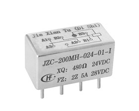 宏發(fā)電聲 1/2晶體罩有可靠性指標(biāo)的密封電磁繼電器 JZC-200MH