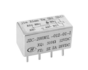 宏發(fā)電聲 1/2晶體罩靈敏型密封電磁繼電器JZC-200ML