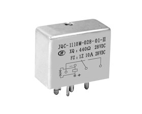 1/5立方英寸有瞬態(tài)抑制一組轉(zhuǎn)換觸點密封電磁繼電器 JQC-1110M