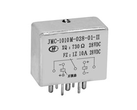 宏發(fā)電聲 1/5立方英寸一組轉(zhuǎn)換觸點密封磁保持繼電器 JMC-1010M