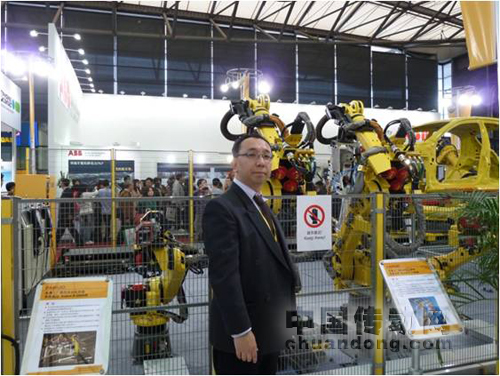 上海發(fā)那科機器人有限公司常務(wù)副總經(jīng)理管野一郎先生