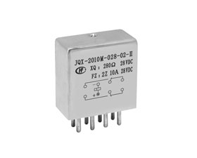 宏發(fā)電聲 1/2立方英寸兩組轉換觸點密封電磁繼電器JQX-2010M