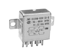 1/2立方英寸有線圈瞬態(tài)抑制兩組轉換觸點密封磁保持繼電器 JMX-2110M