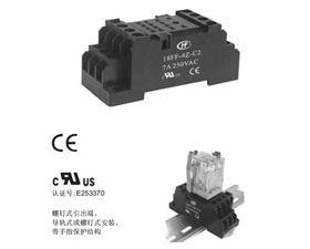 宏發(fā)電聲 繼電器插座 18FF-4Z-C2