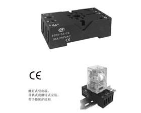 宏發(fā)電聲 繼電器插座10FF-2Z-C4
