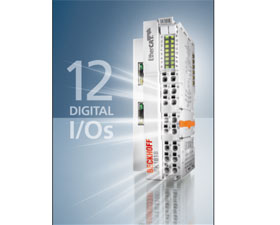 EtherCAT端子模塊：新的耦合器系列大大降低了端子盒的成本和空間需求