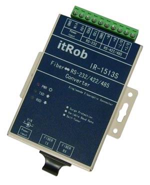 異特路 IR-1513S RS-232/422/485轉(zhuǎn)單模SC接口光纖轉(zhuǎn)換器