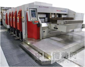 MarquipWardUnited強大的機械制造工藝與貝加萊先進的控制技術(shù)相結(jié)合，打造了一款具有強大生產(chǎn)能力的全新旋轉(zhuǎn)模切機。