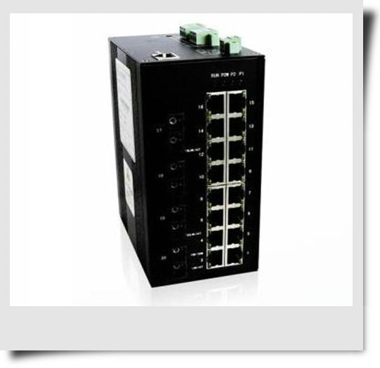 正維科技  WISE8000-1/2/4S（M）-16T-W工業(yè)以太網交換機