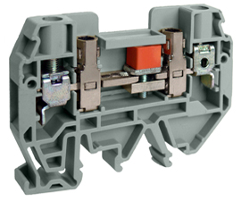 友邦 UKJ系列框式螺釘壓接端子排 UKJ-6SN