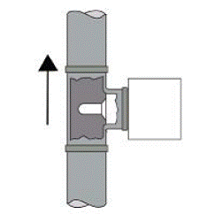 西門(mén)機(jī)電SEMEM FR12型電子式流量開(kāi)關(guān) 安裝