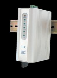 卓越信通 TSC MC210卡軌式工業(yè)級(jí)光電收發(fā)器